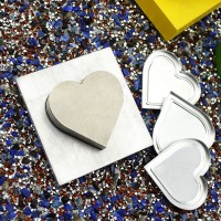 Custom Heart Shaped DIY Powder Press Mould Press Die